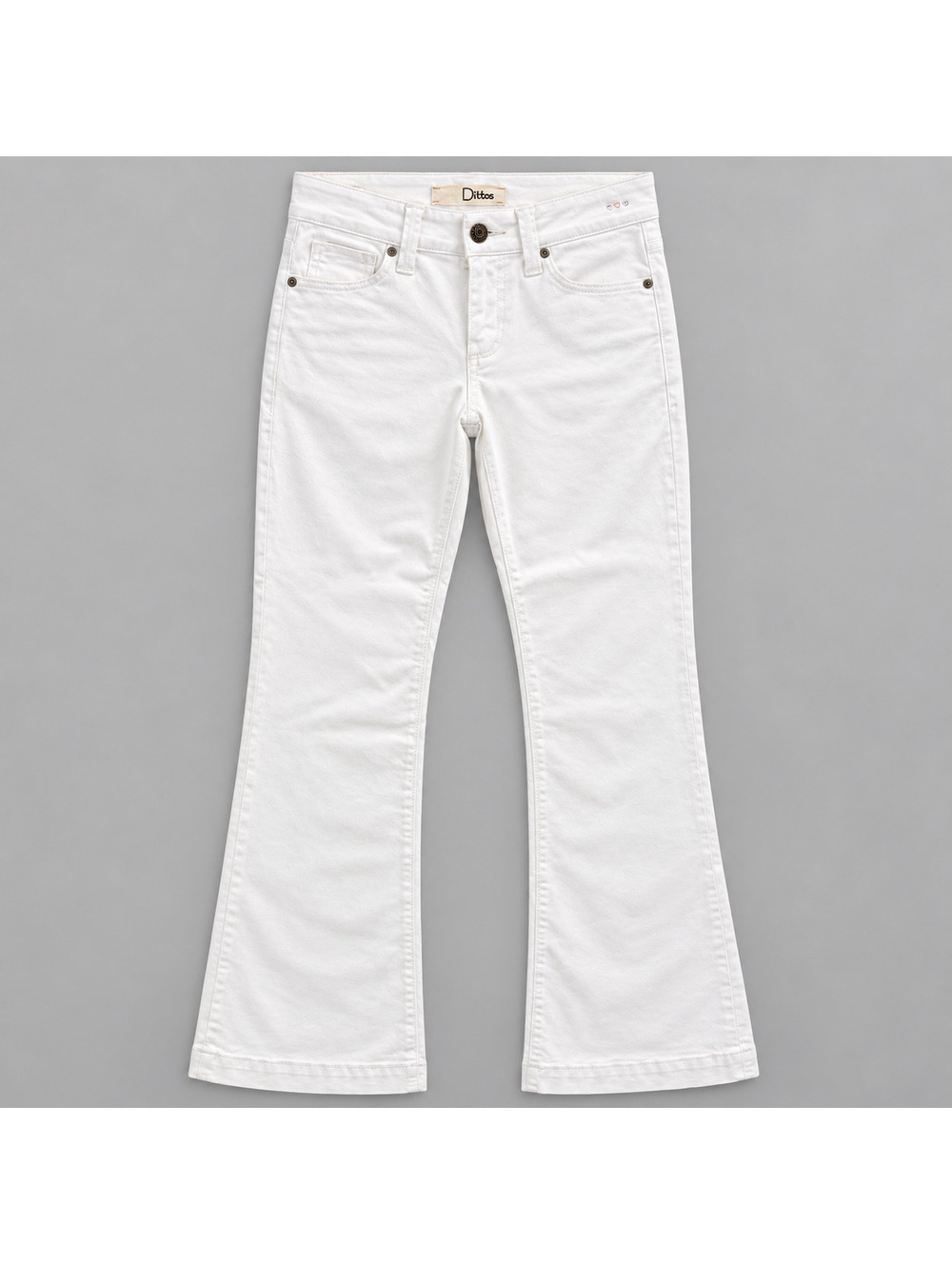 Dittos Melanie White Flare Jeans Size 26